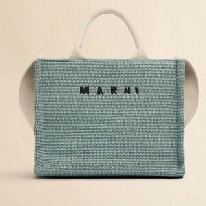 NWT Marni Logo Embroidered Tote Bag